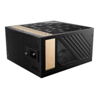 MSI MEG Ai1300P PCIE5 1300W 80 Plus Platinum Fully Modular Power Supply